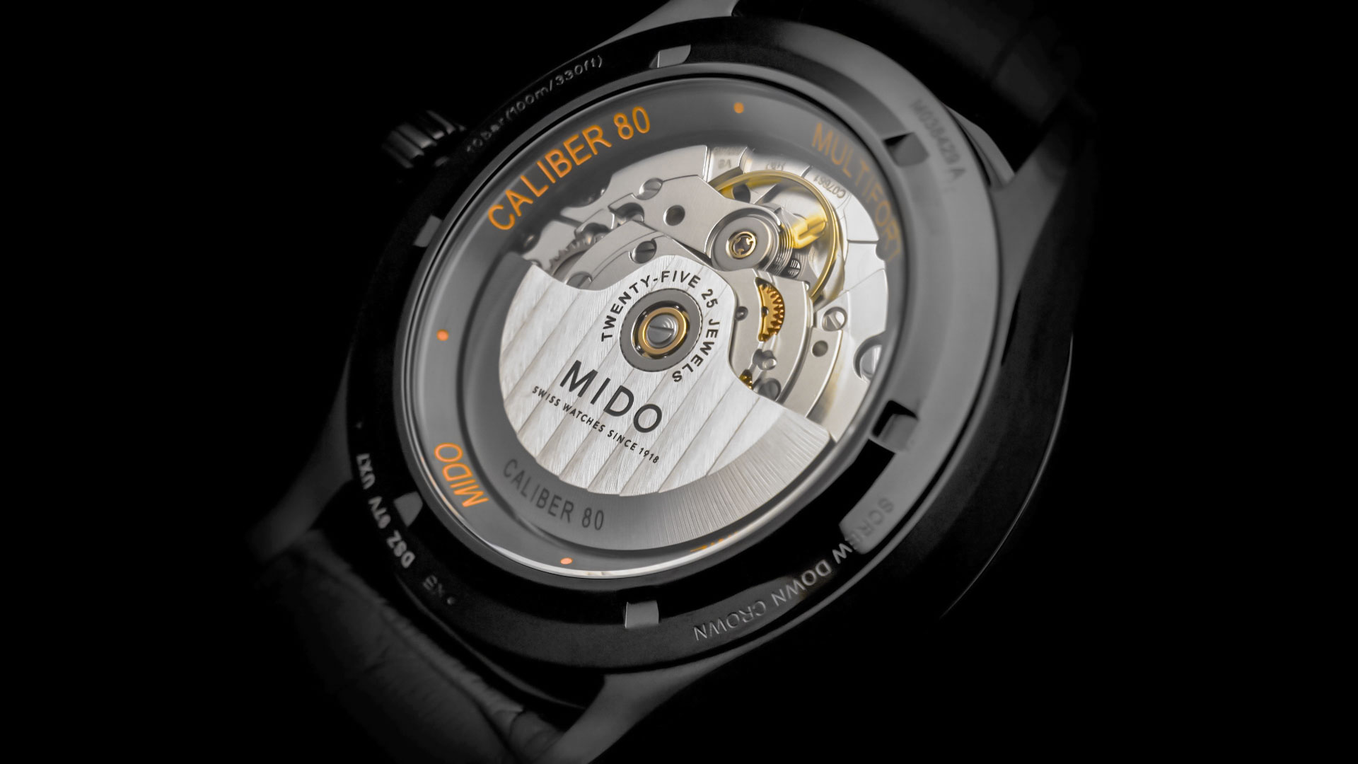 Mido Multifort Dual Time Calibre 80