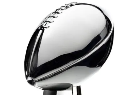 Vince Lombardi Trophy close up