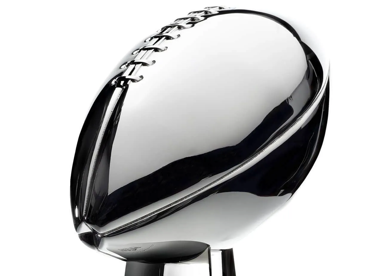 Vince Lombardi Trophy close up