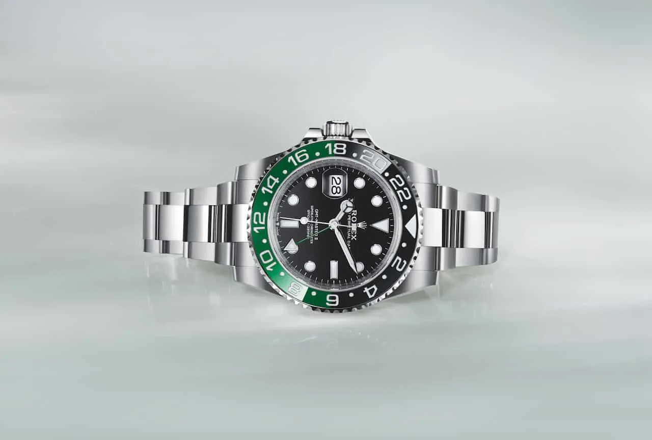 Rolex Oyster Perpetual GMT-Master II verde y negro front