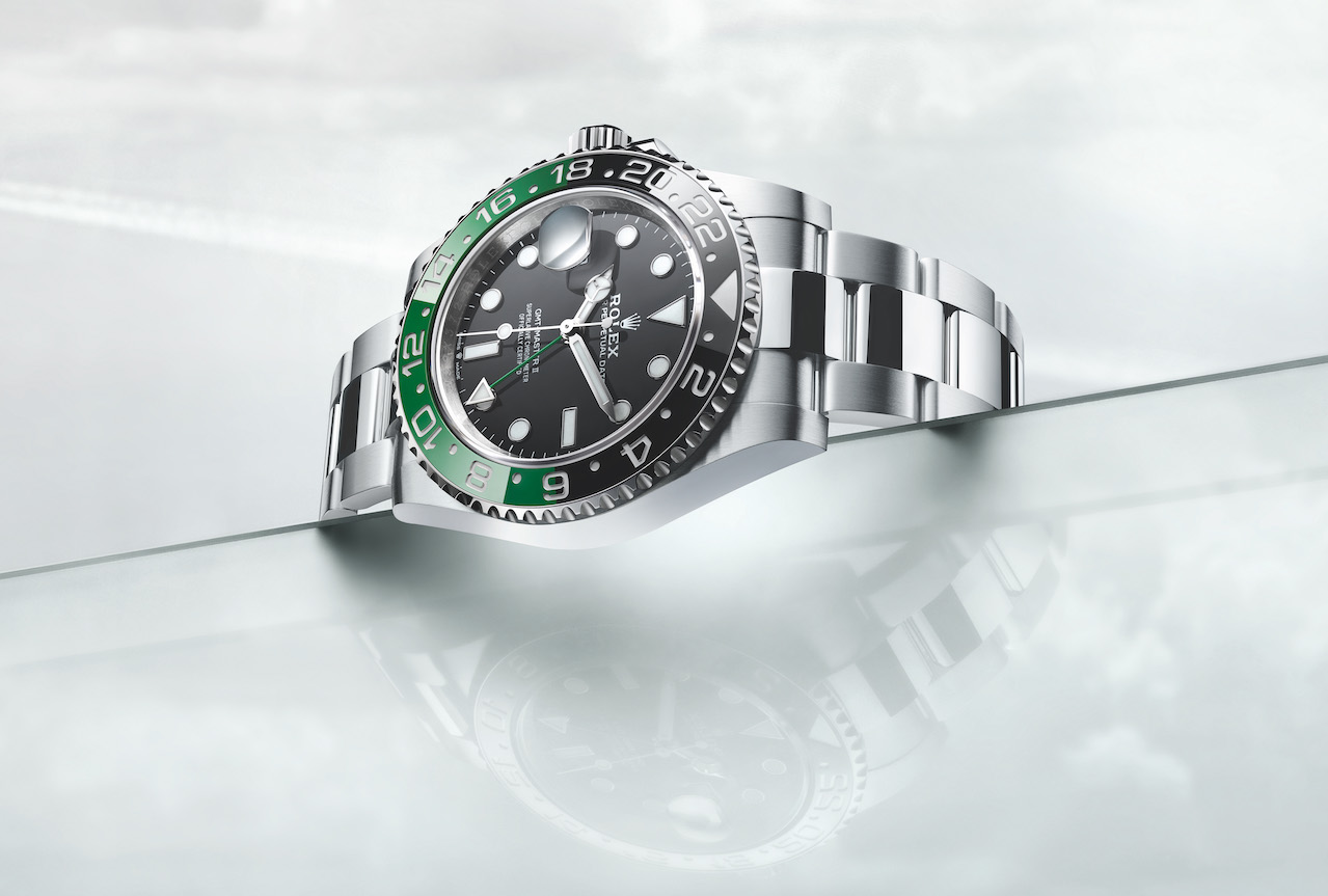 Rolex Oyster Perpetual GMT-Master II verde y negro side