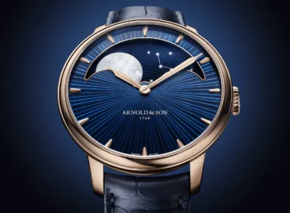 Arnold & Son Perpetual Moon 41.5 Oro Rojo