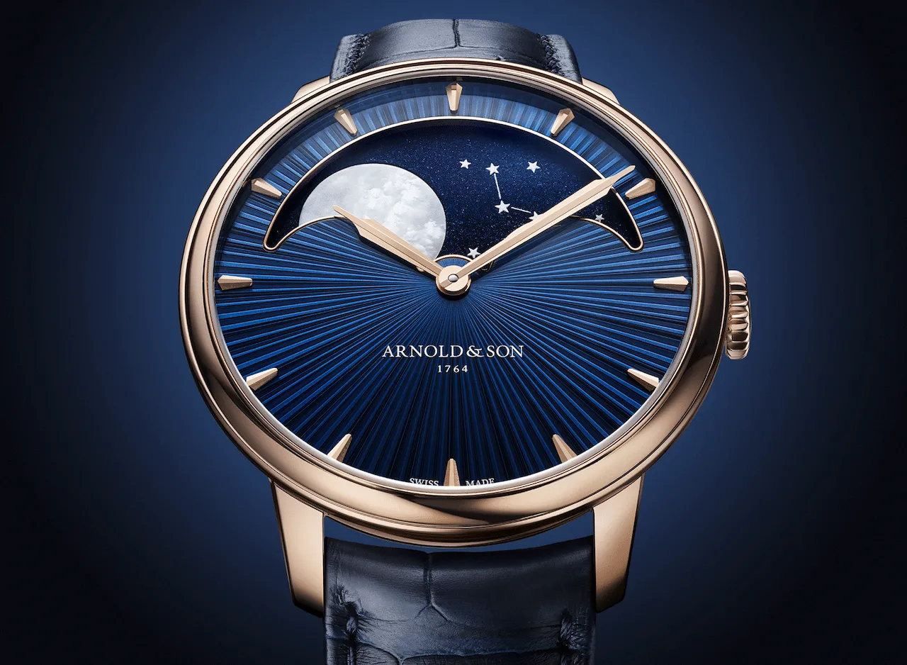 Arnold & Son Perpetual Moon 41.5 Oro Rojo