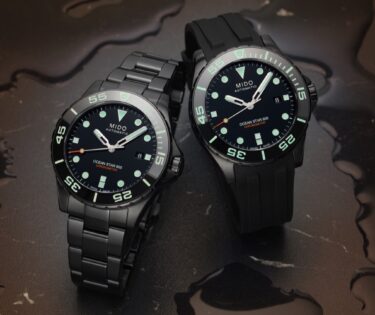 Mido Ocean Star 600 Chronometer Black DLC Special Edition couple