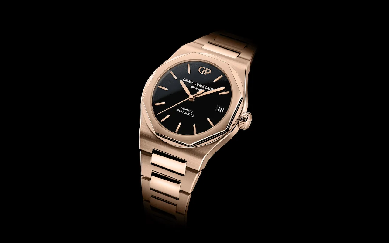 Girard-Perregaux Laureato 42 mm Pink Gold Onyx