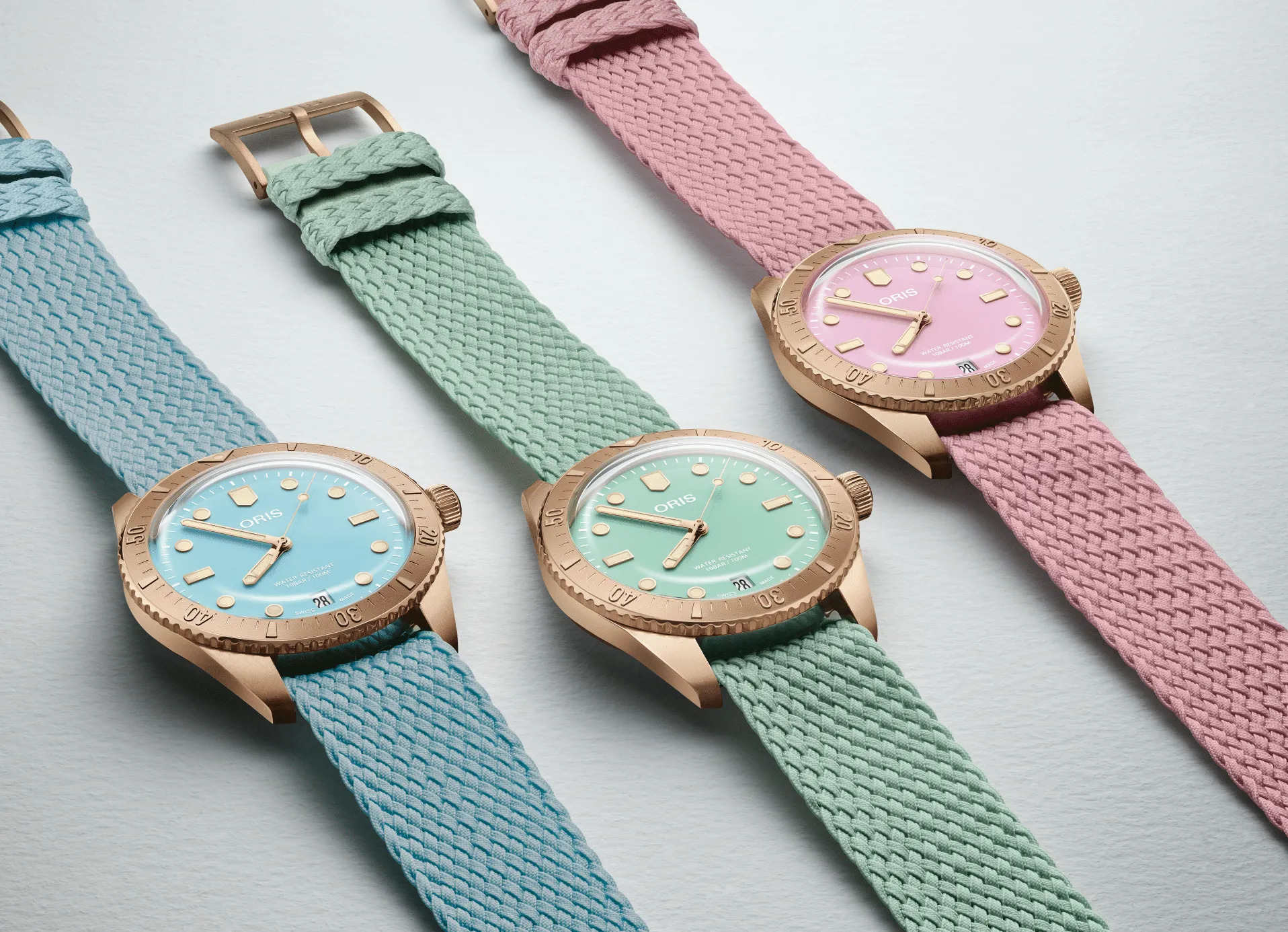 Oris Divers Sixty-Five Cotton Candy