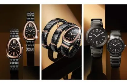 Serpenti Seduttori, Serpenti Spiga y Bulgari Bulgari, tres íconos en negro