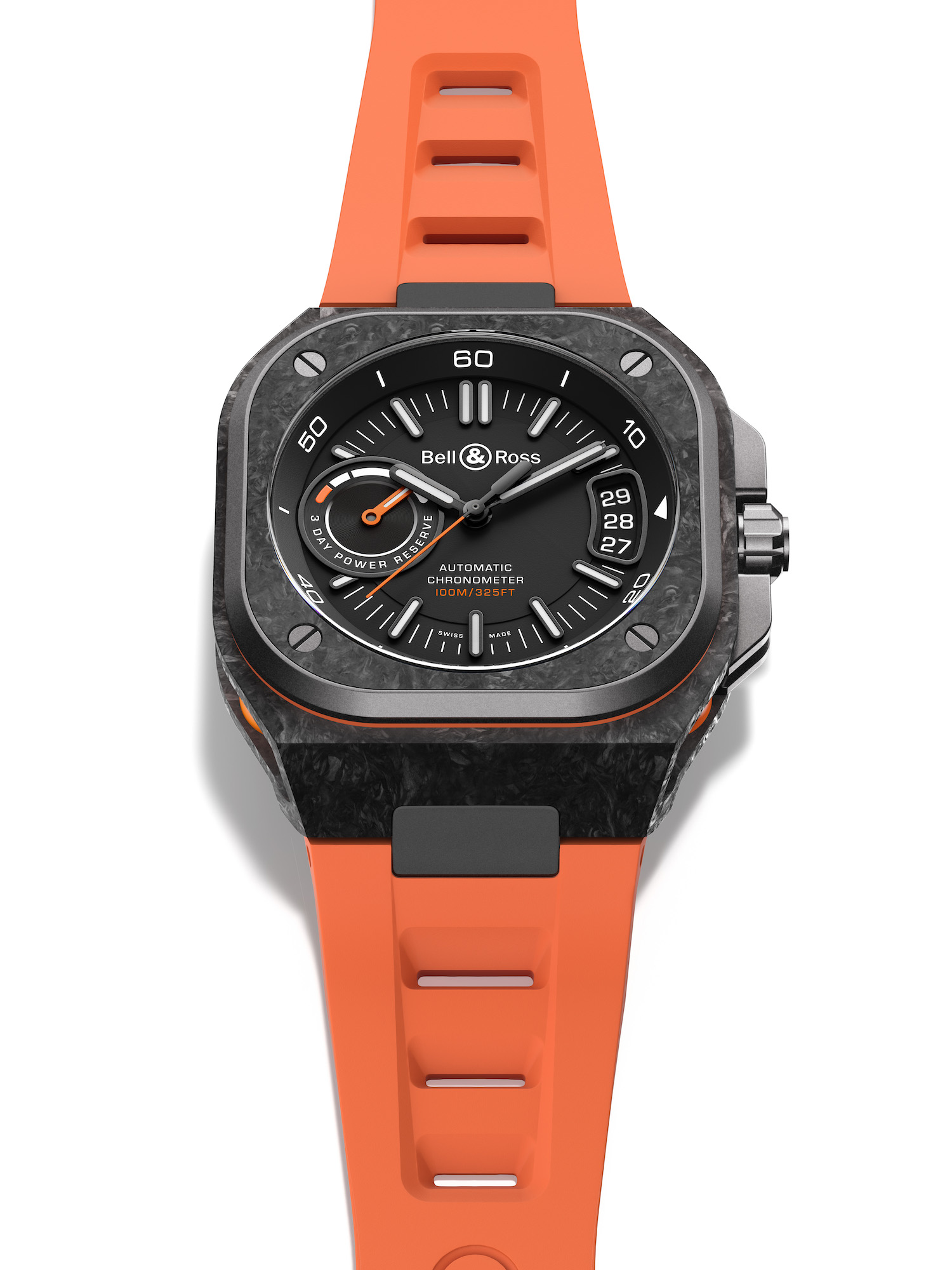 Bell & Ross BR-X5 Carbon Orange 2