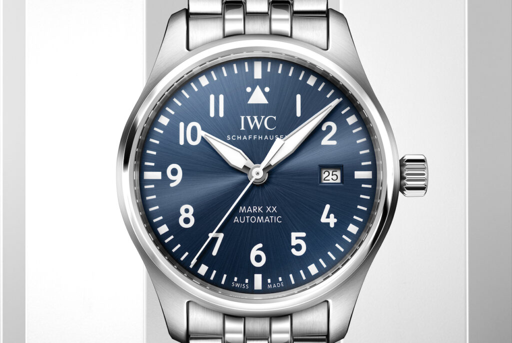 IWC Reloj de Aviador Mark XX blue 3