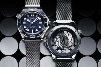 Omega Seamaster Diver 300M 60 Years of James Bond steel duo