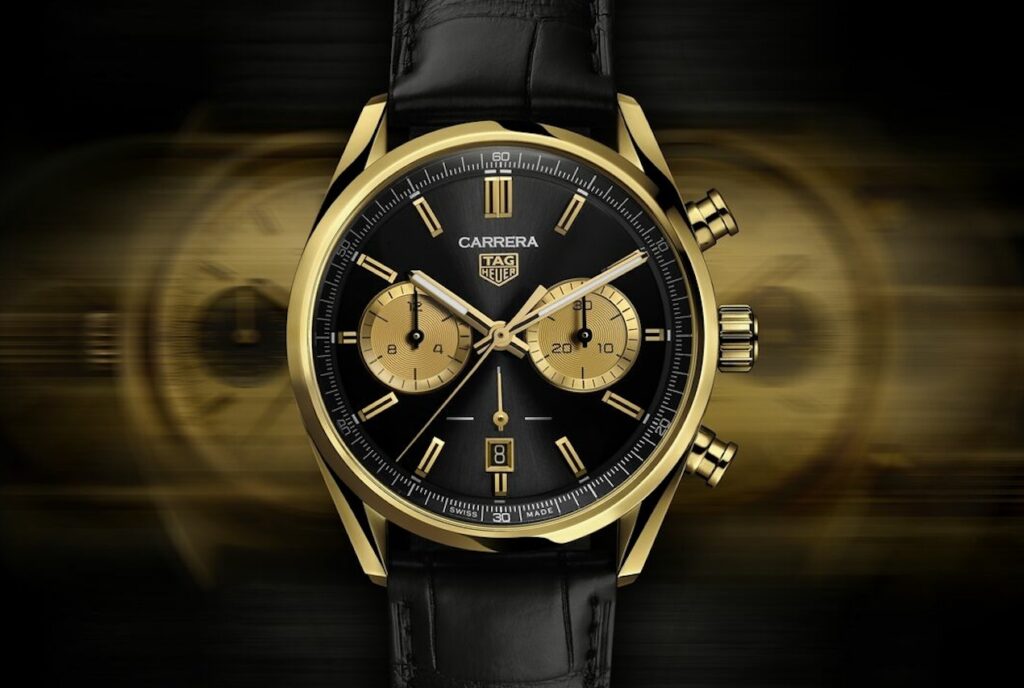 TAG Heuer Chrongraph gold cover