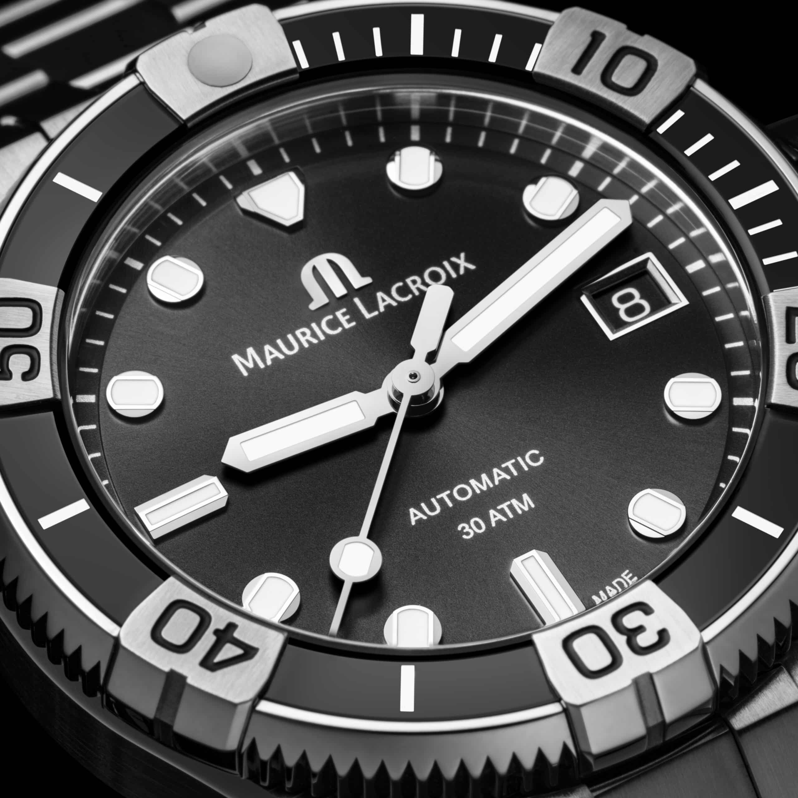 Maurice Lacroix Aikon Venturer 38 mm en negro