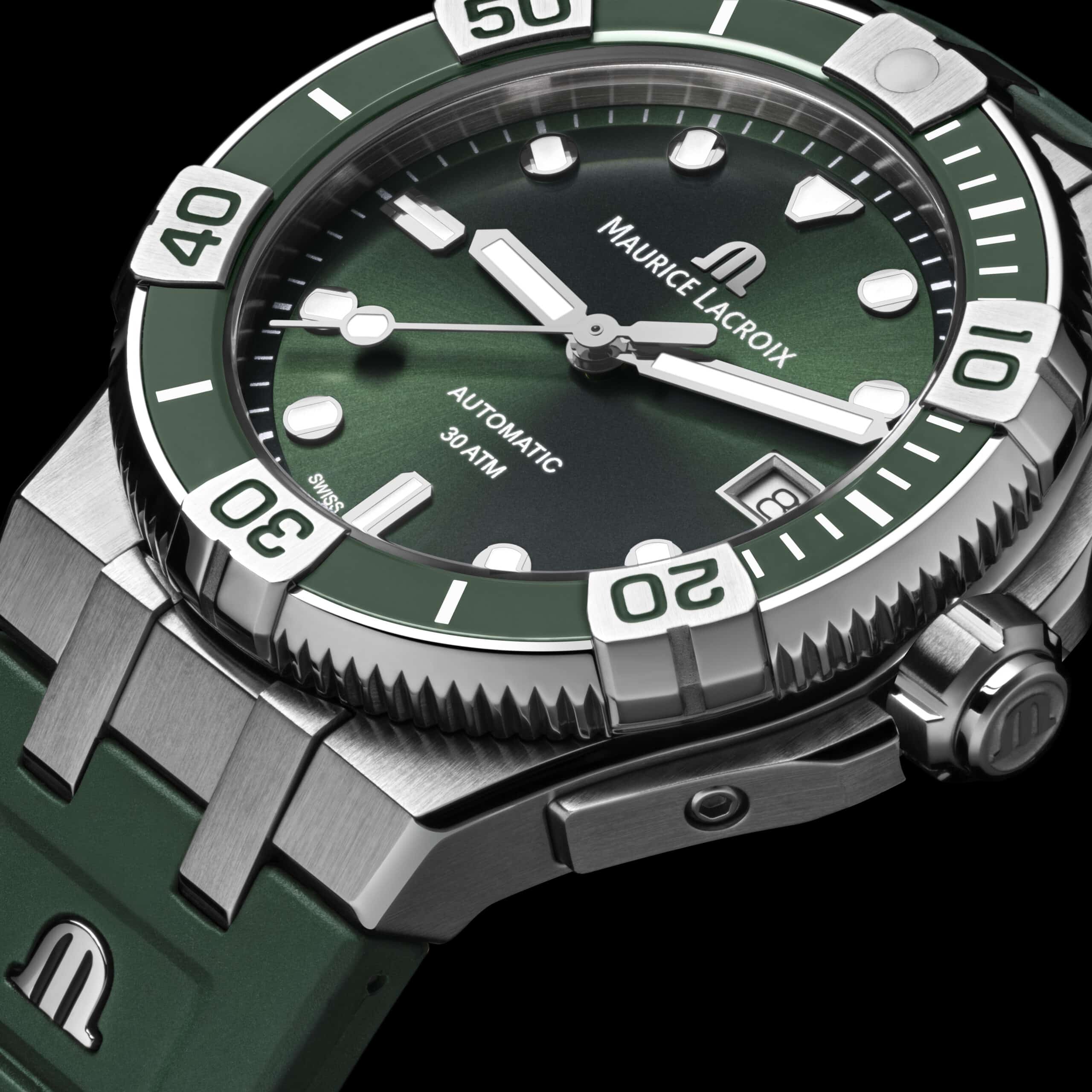 Maurice Lacroix Aikon Venturer 38 mm en verde