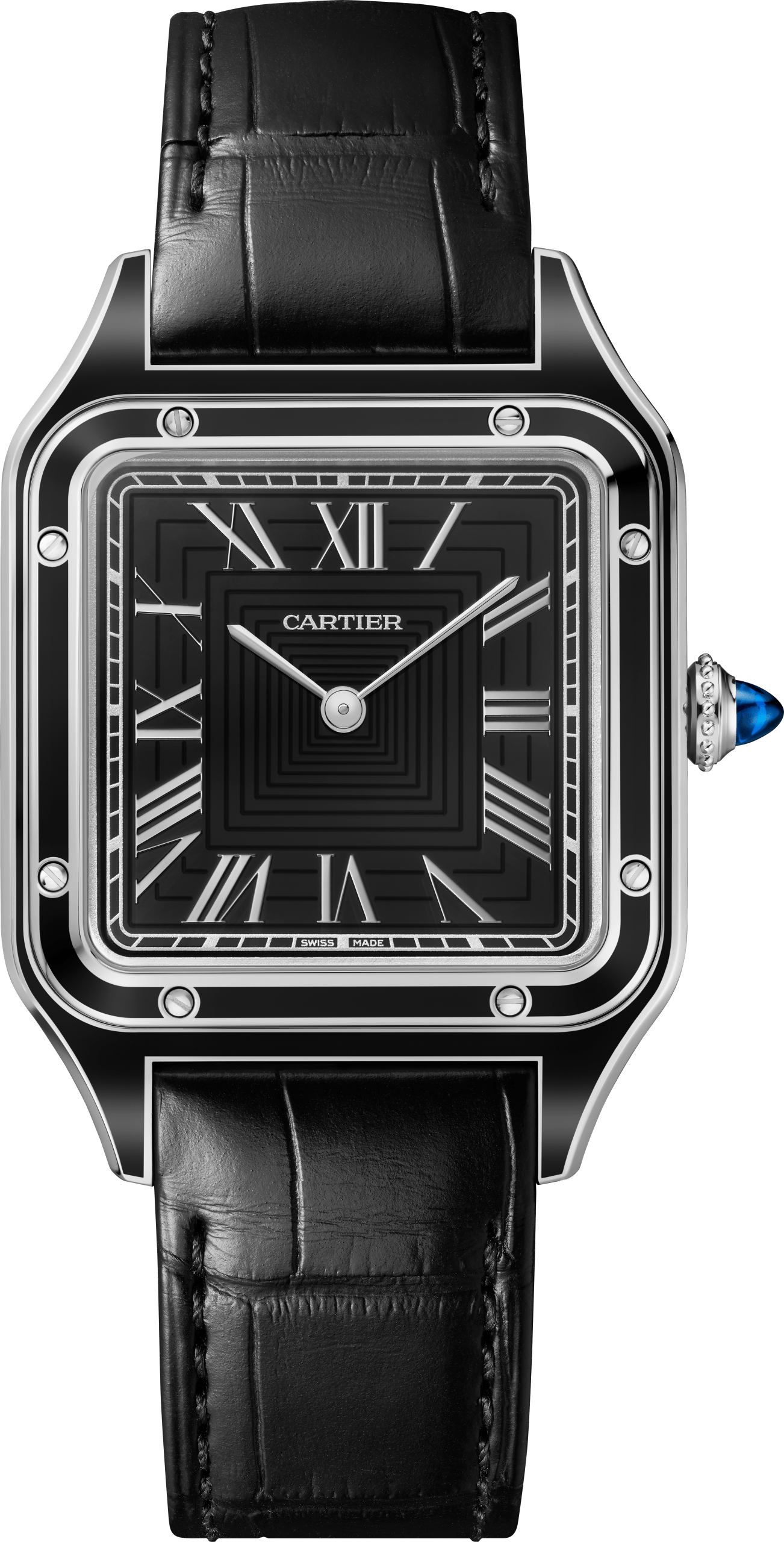 CARCRWSSA0046CCS0101TC2297699 Watches World Relojes de Aviador Cartier Santos Dumont moderno