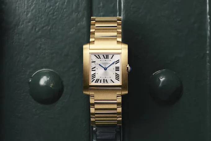 Cartier Tank Française gold 1