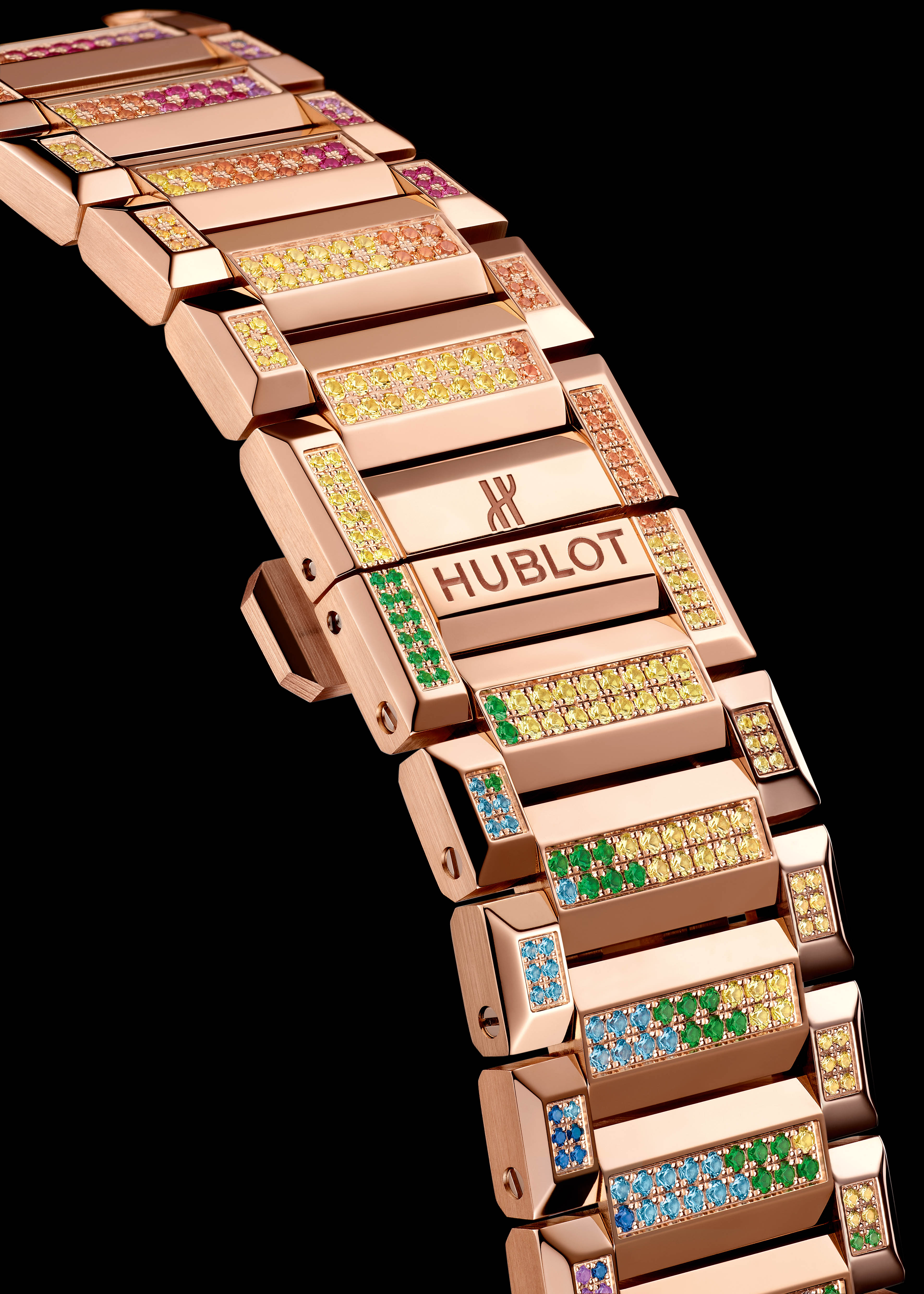 HUBLOTBIGBANGINTEGRATEDKINGGOLDRAINBOW451OX1180OX3999BUHRBoriginal Watches World