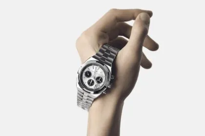 Vacheron Constantin Cronógrafo Overseas panda acero 1