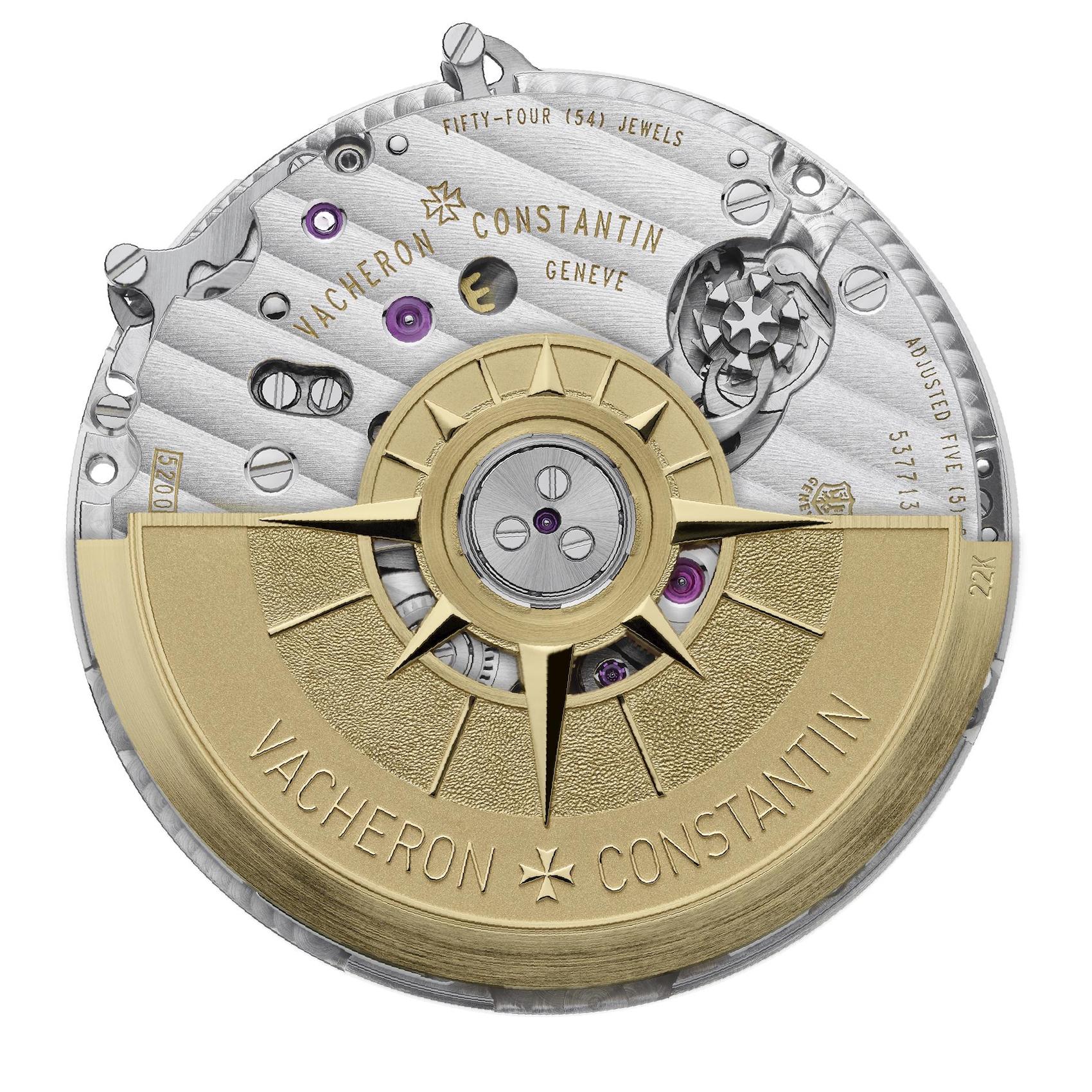 Vacheron Constantin Cronógrafo Overseas panda acero Calibre_5200_V
