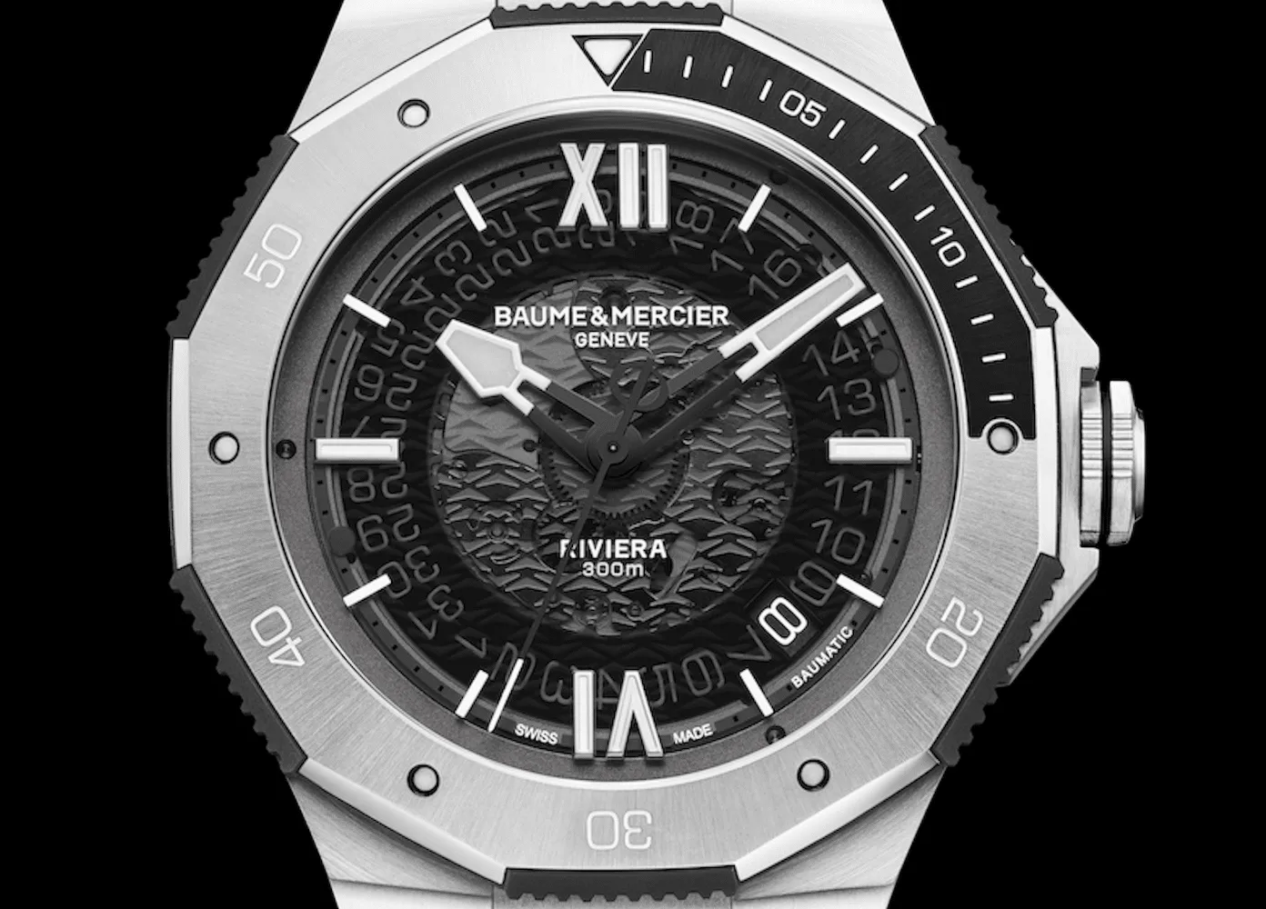 Baume & Mercier Riviera Azur 300 m negro