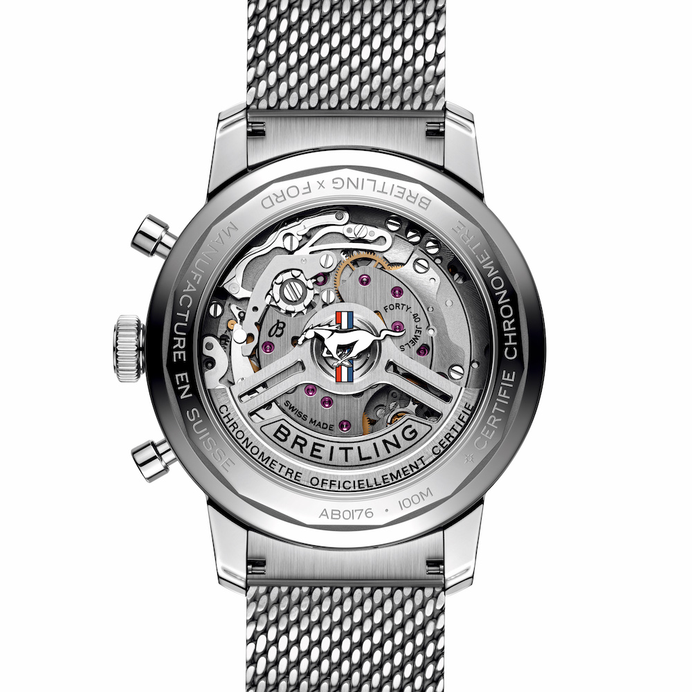 Breitling Top TIme Ford Mustang 2023 caseback