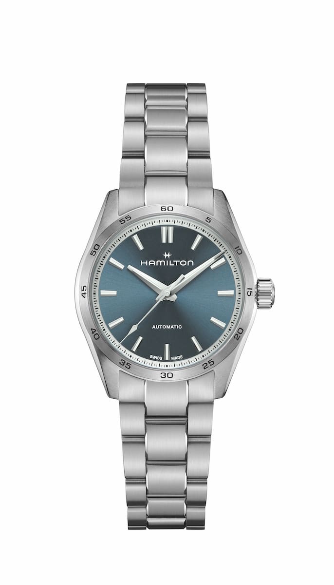 Hamilton Jazzmaster Performance Automatic 34 azul brillante dial Watches World Hamilton Jazzmaster Performance Automatic 34 azul brillante dial