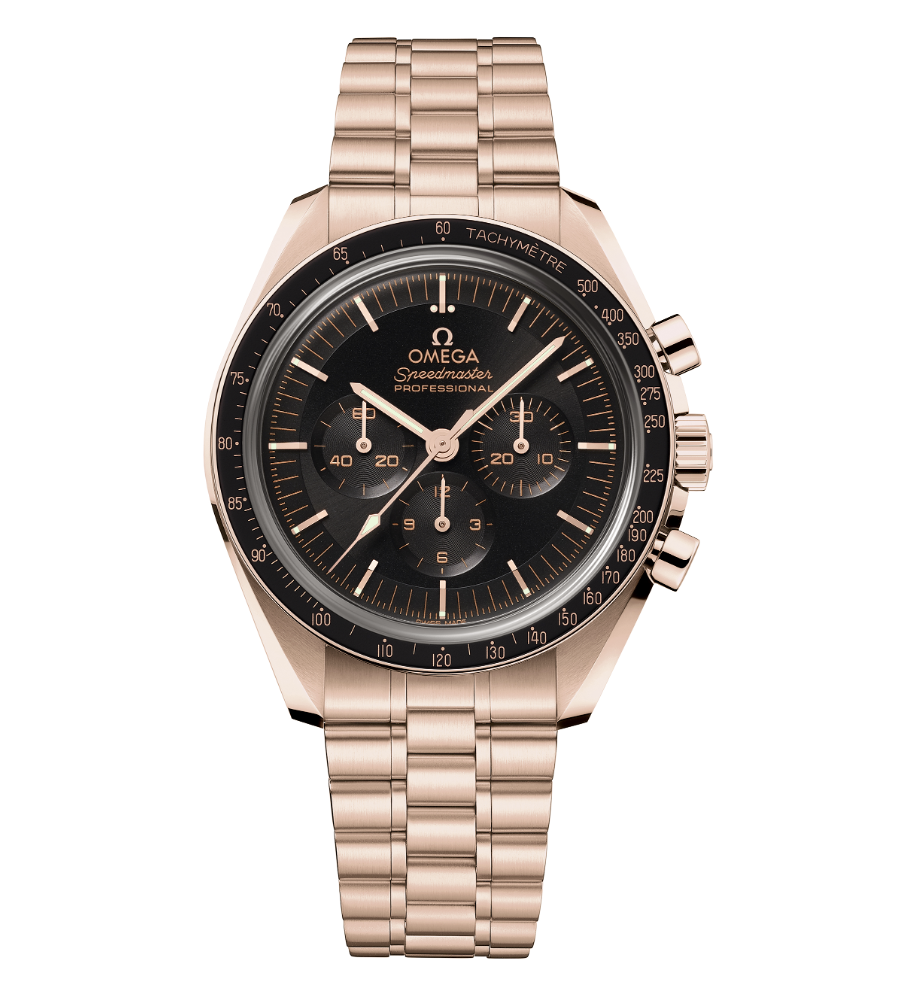 Omega Moonwatch Co-Axial Master Chronometer Omega Chronograph 42MM oro Sedna