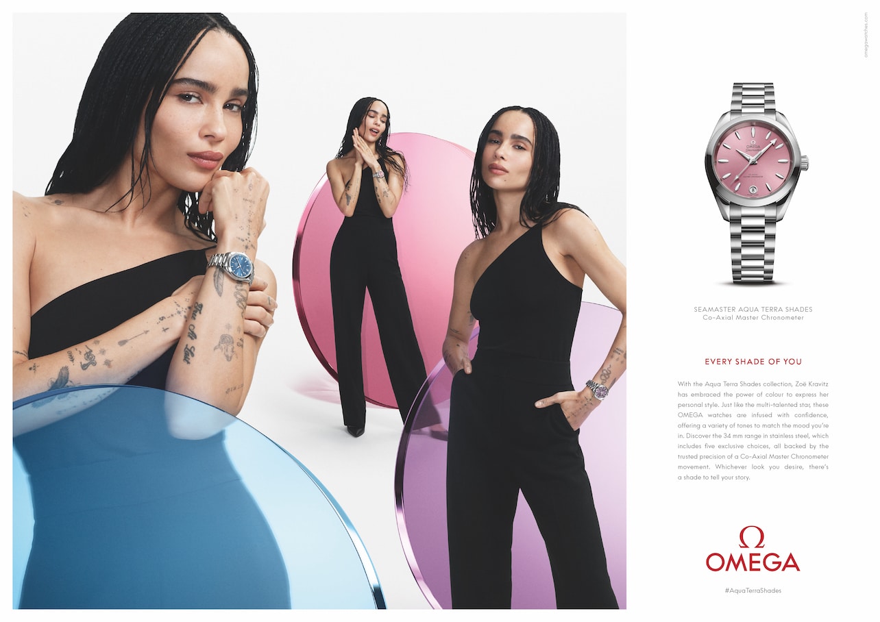 Omega Zoë Kravitz campaña 1 Watches World Omega Zoë Kravitz campaña 1