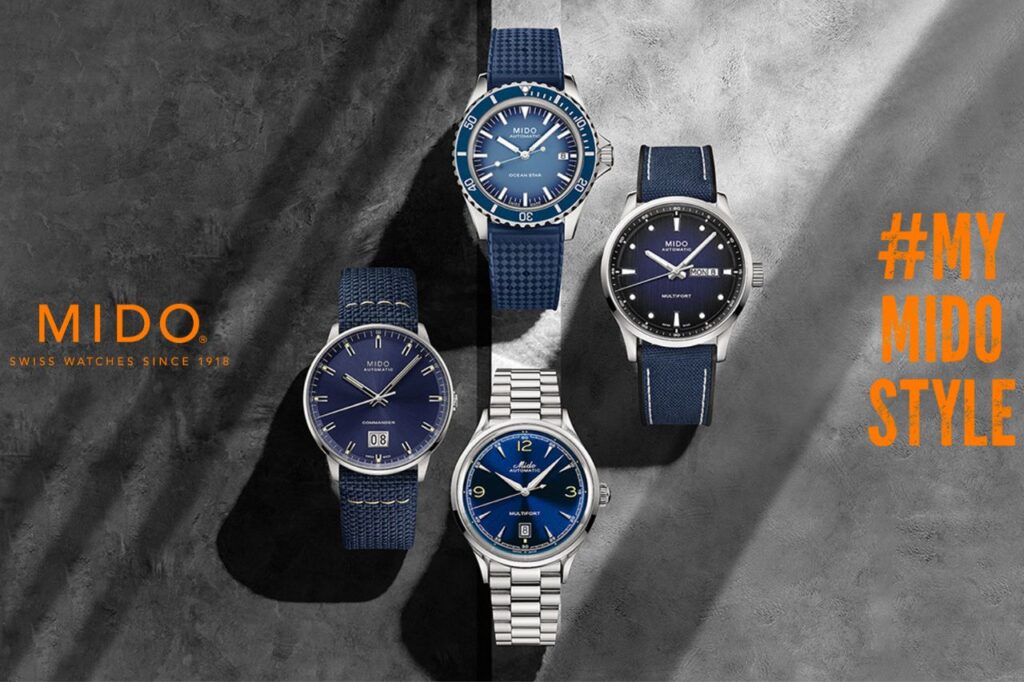 MIDO nos acerca al azul con cuatro fantásticos relojes
