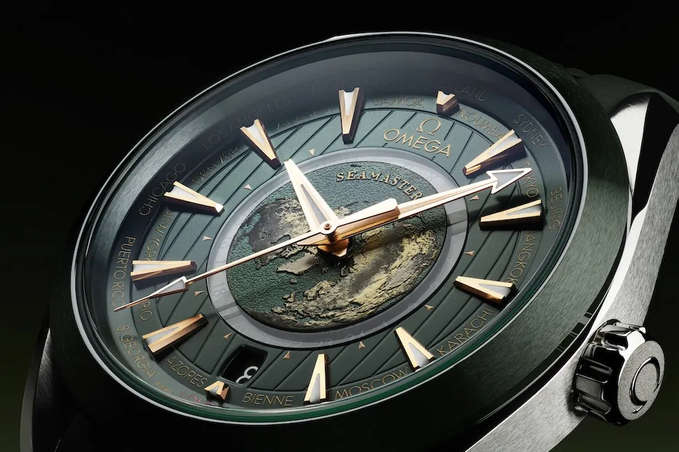 Omega Seamaster Aqua Terra Worldtimer green cover