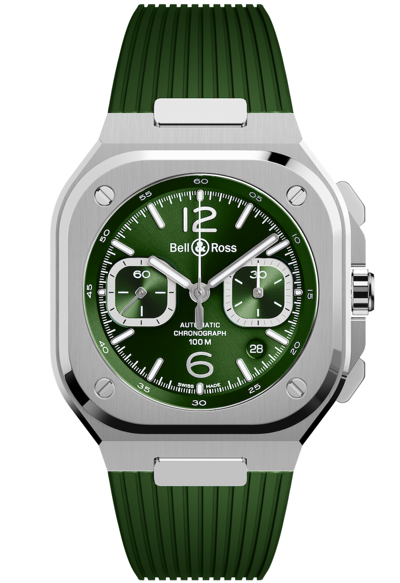 BR05ChronoGreenSteel1 Watches World