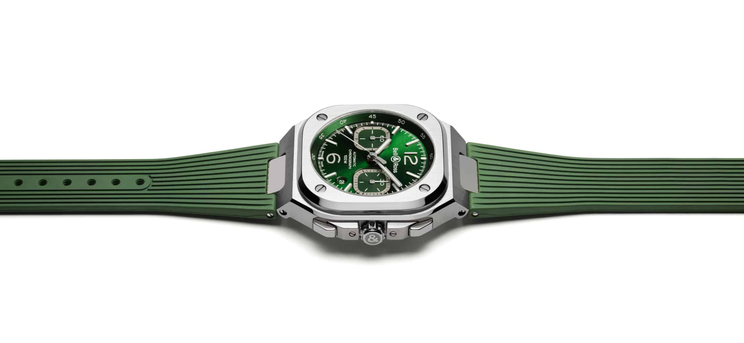 BellRossBR05ChronoGreenSteel2 Watches World