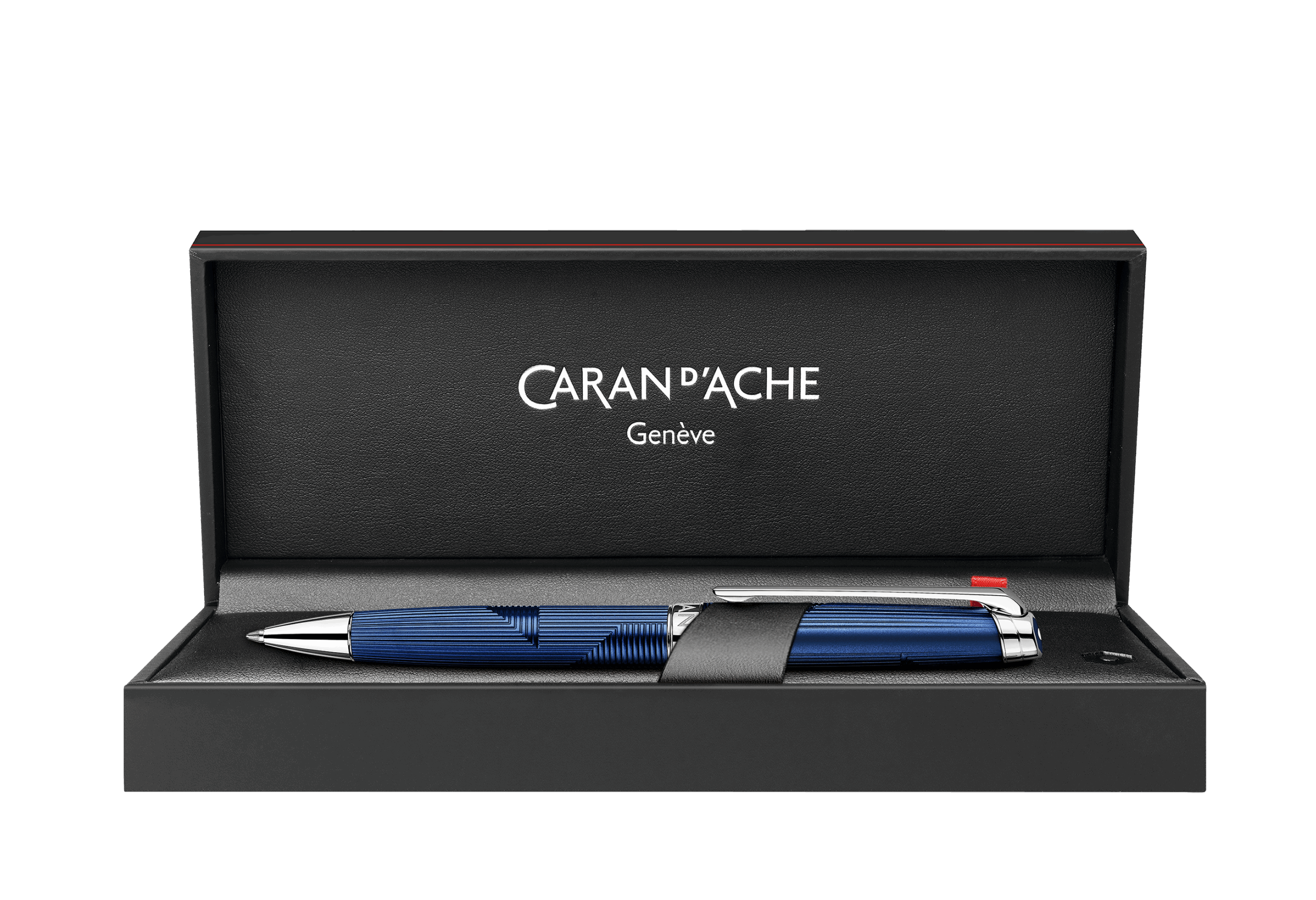 Caran dAche Léman Bleu Marin box Watches World Caran d'Ache Léman Bleu Marin box