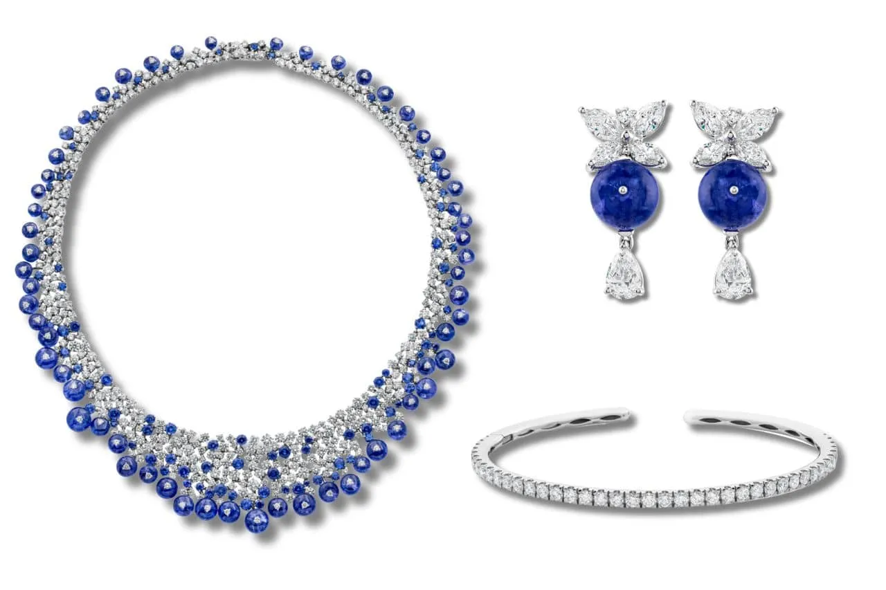 Joyas que componen la colección Céleste de Peyrelongue Chronos