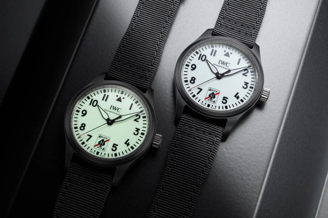 IWC Reloj de Aviador Automático 41 Black Aces 8