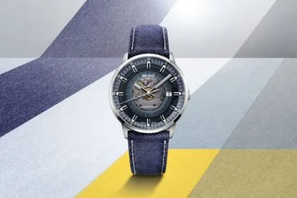 Mido Commander Gradient Denim, el ícono crea sus propios códigos