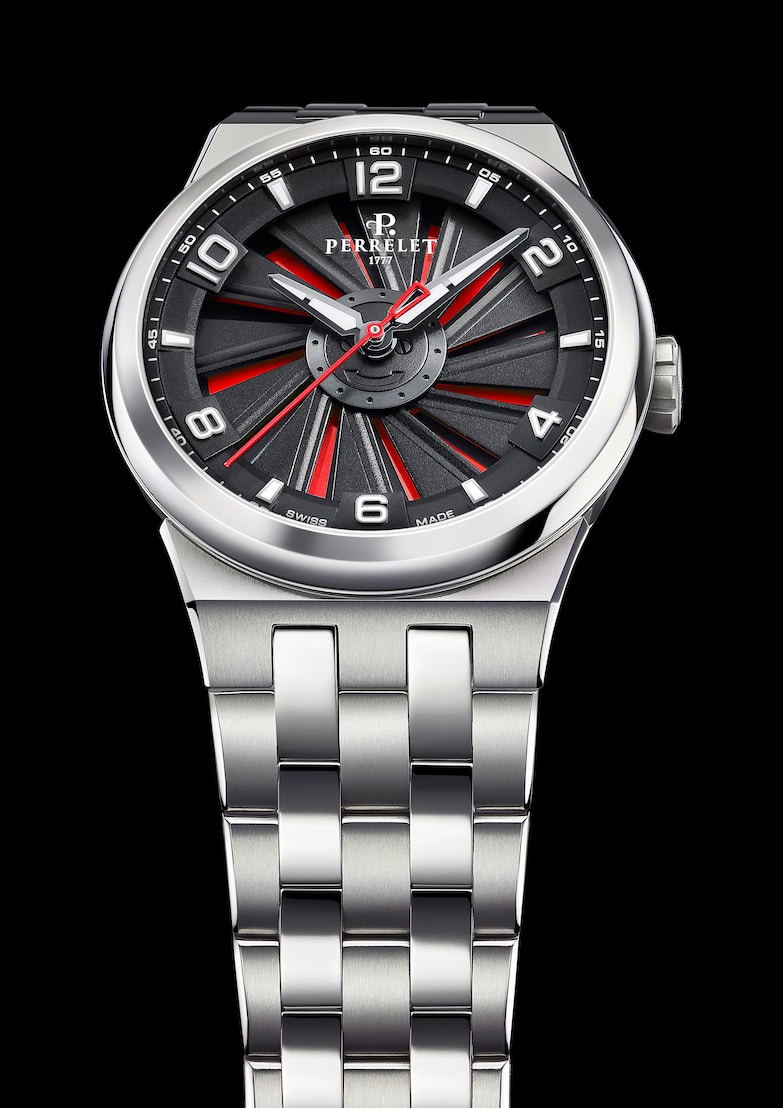 Perrelet Turbine 41 Titanium 1 Watches World Perrelet Turbine 41 Titanium 1