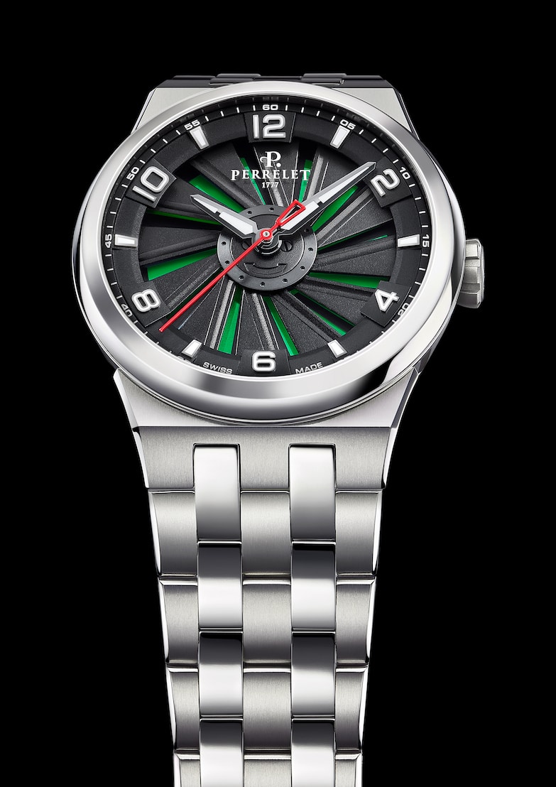 Perrelet Turbine 41 Titanium 3 Watches World Perrelet Turbine 41 Titanium 3