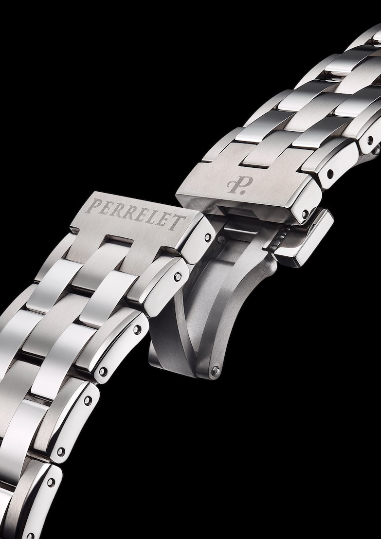 Perrelet Turbine 41 Titanium brazalete 1 Watches World Perrelet Turbine 41 Titanium brazalete 1