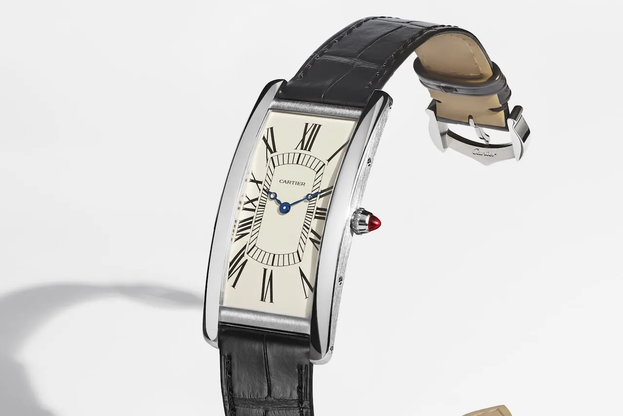 Cartier Tank Cintrée platino reedición
