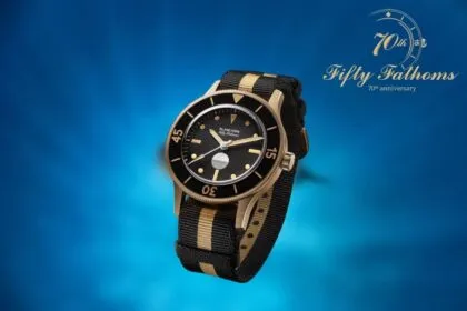 Blancpain celebra 70 años con el Fifty Fathoms en Oro Bronce