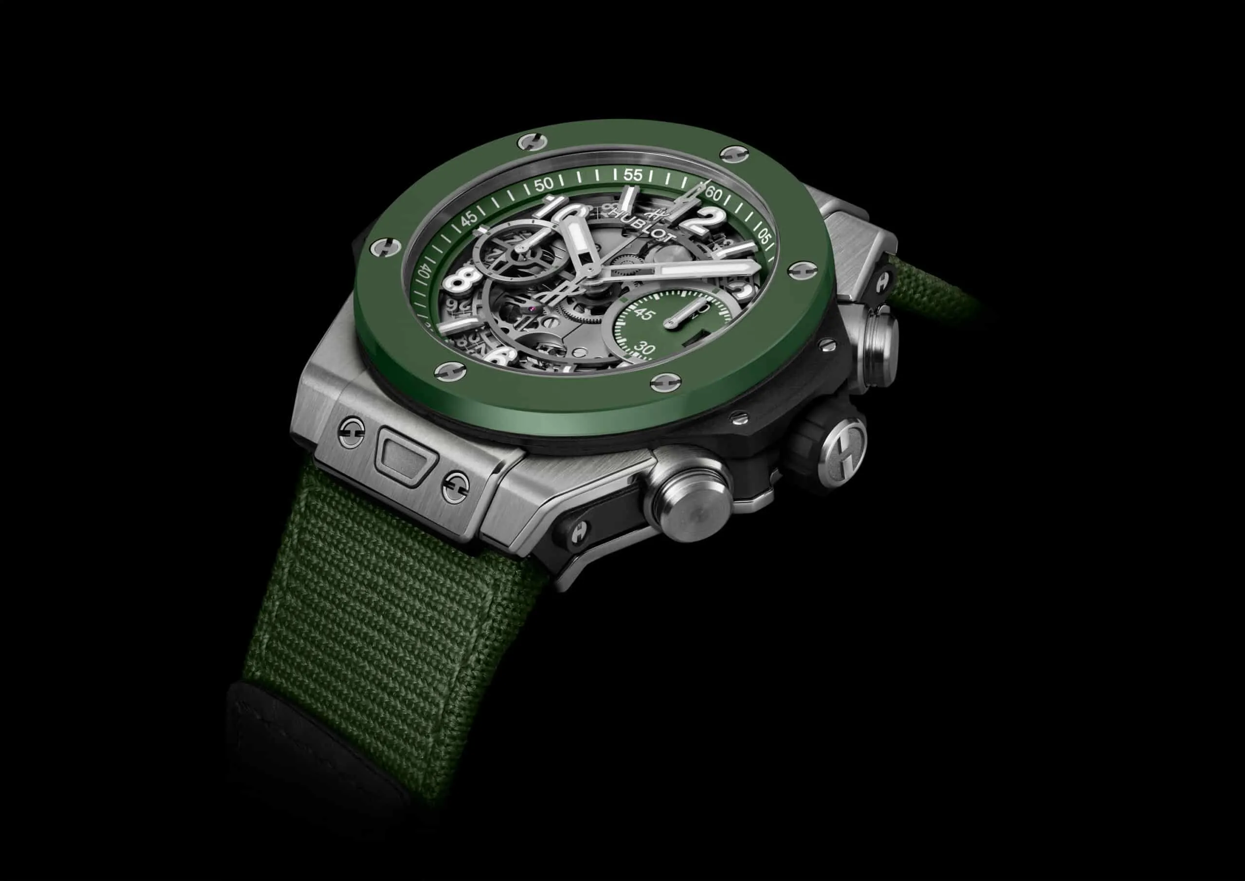 Hublot Big Bang Unico Titanium Green Ceramic