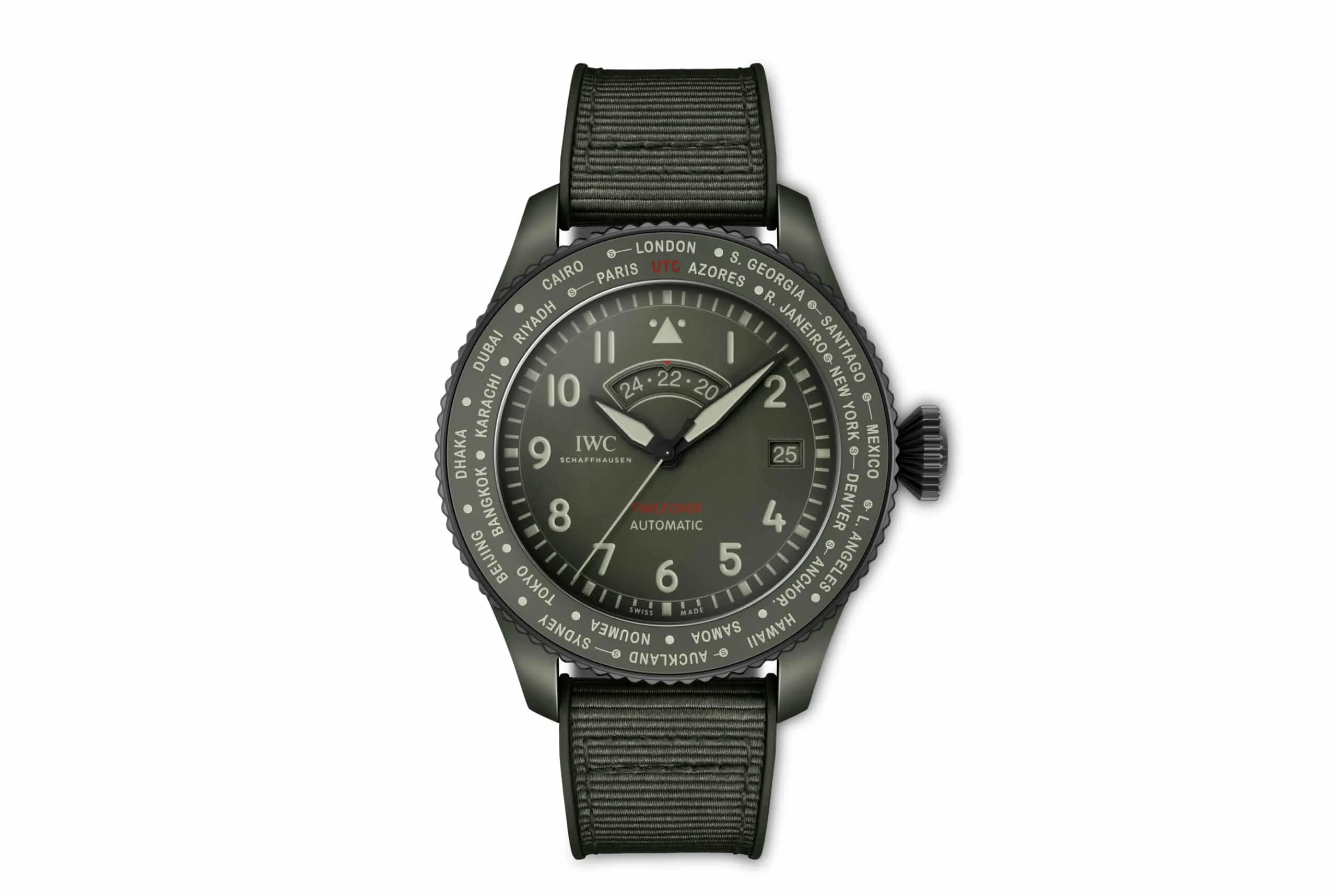 IWC Pilot's Watch Timezoner TOP GUN Woodland