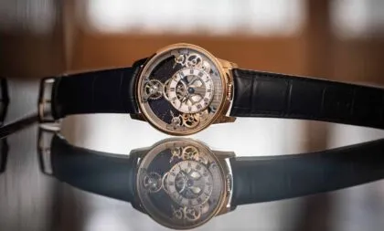 Arnold Son Time Pyramid Oro Rosa