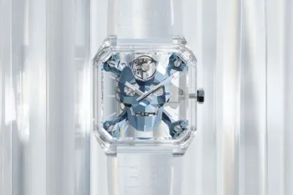 Bell Ross BR 01 Cyber Skull Sapphire Ice Blue
