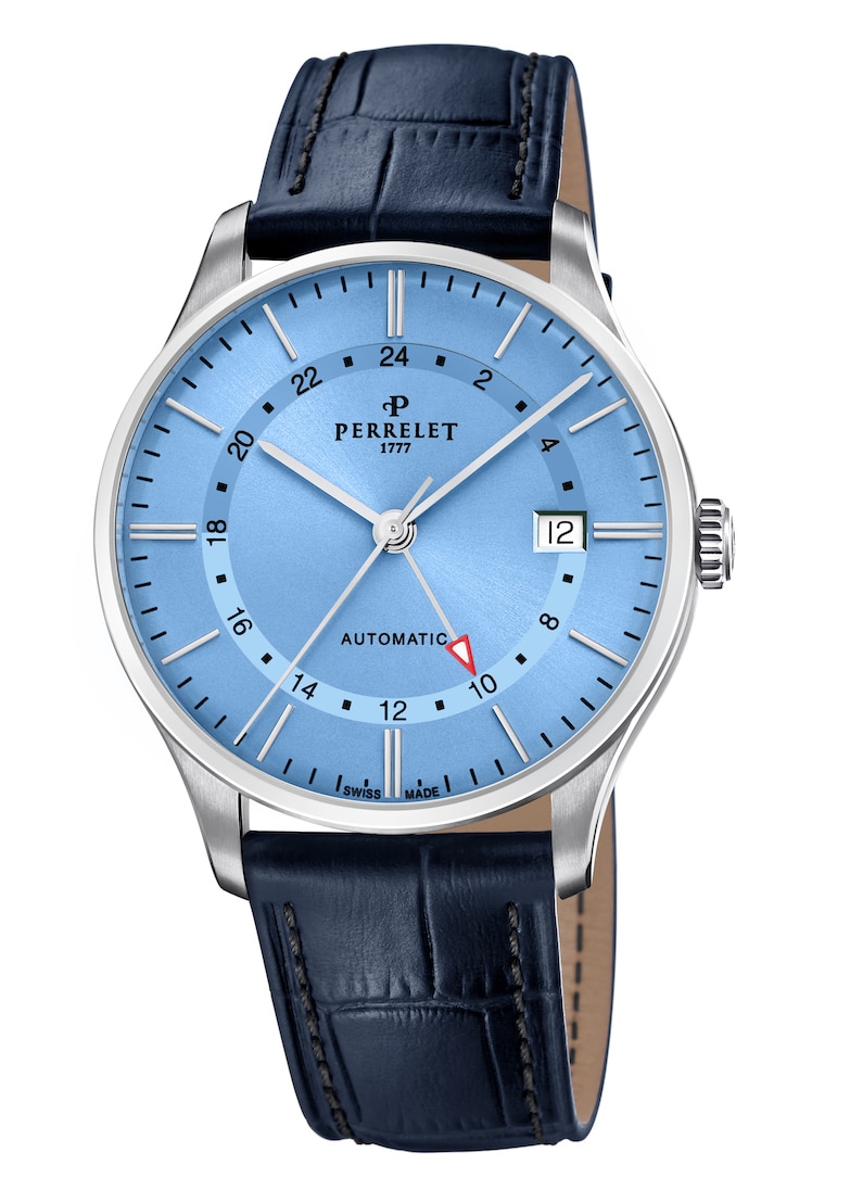 Perrelet Weekend azul glaciar 10 Watches World Perrelet Weekend azul glaciar 10