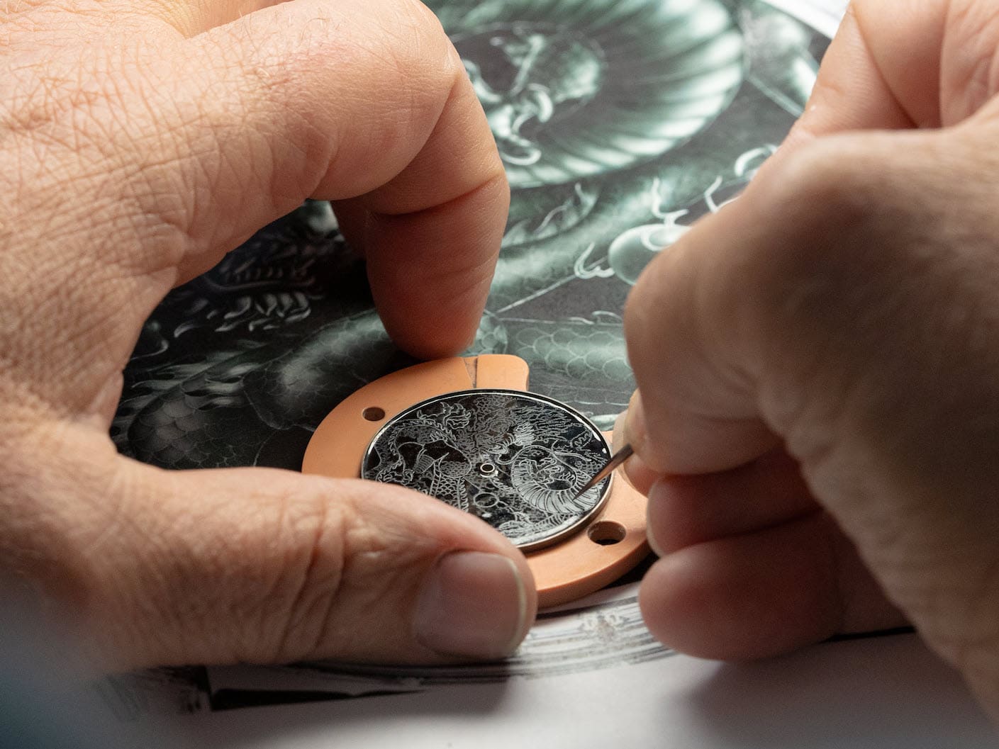 Vacheron Constantin Les Cabinotiers Grisaille de Alta Joyería Dragón 2