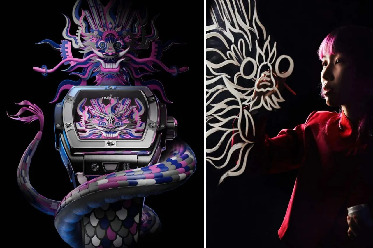 Hublot se une a la tradición china con Spirit of Big Bang Titanium Dragon