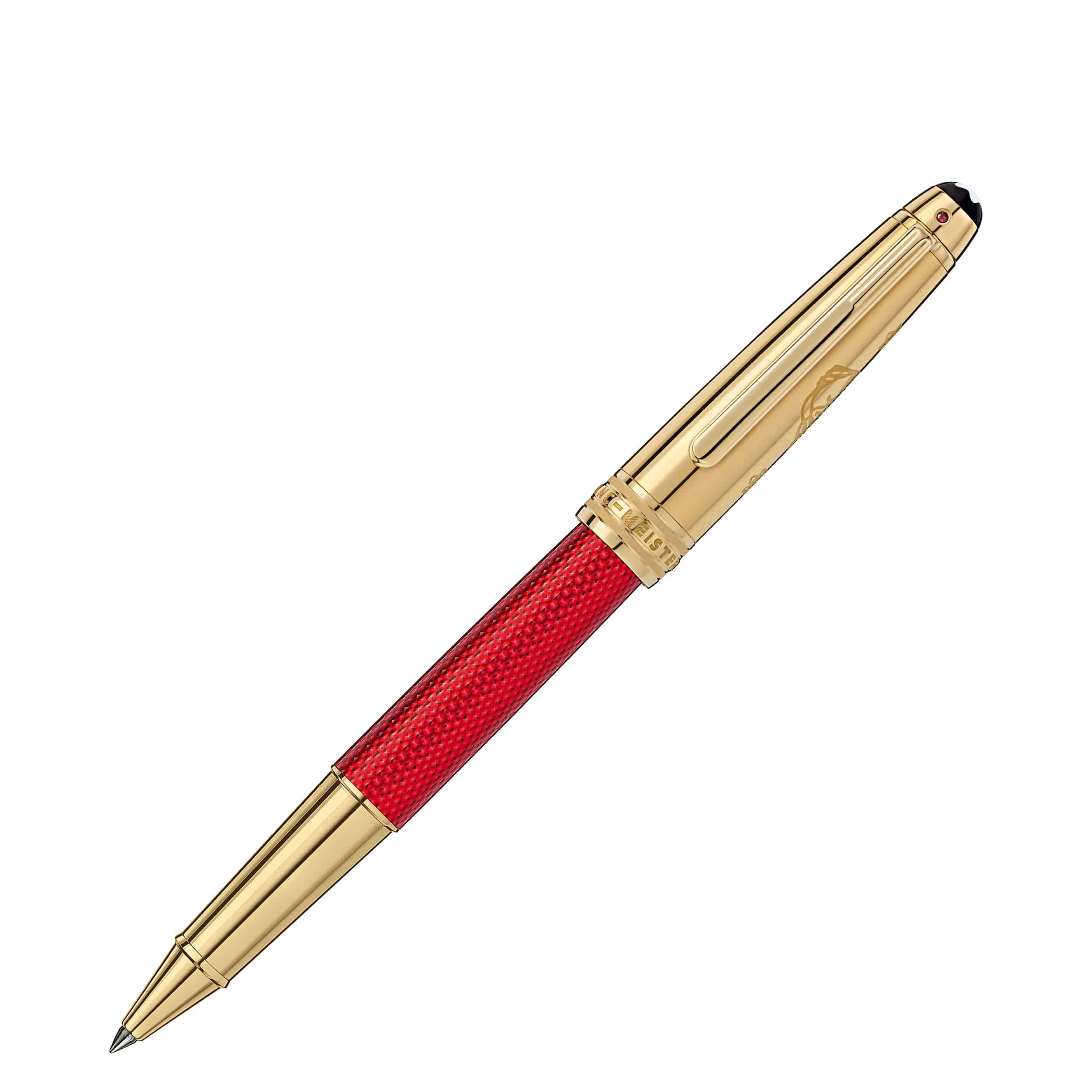 MeisterstuckSolitaireDoueRedHourClassiqueRollerball2 Watches World