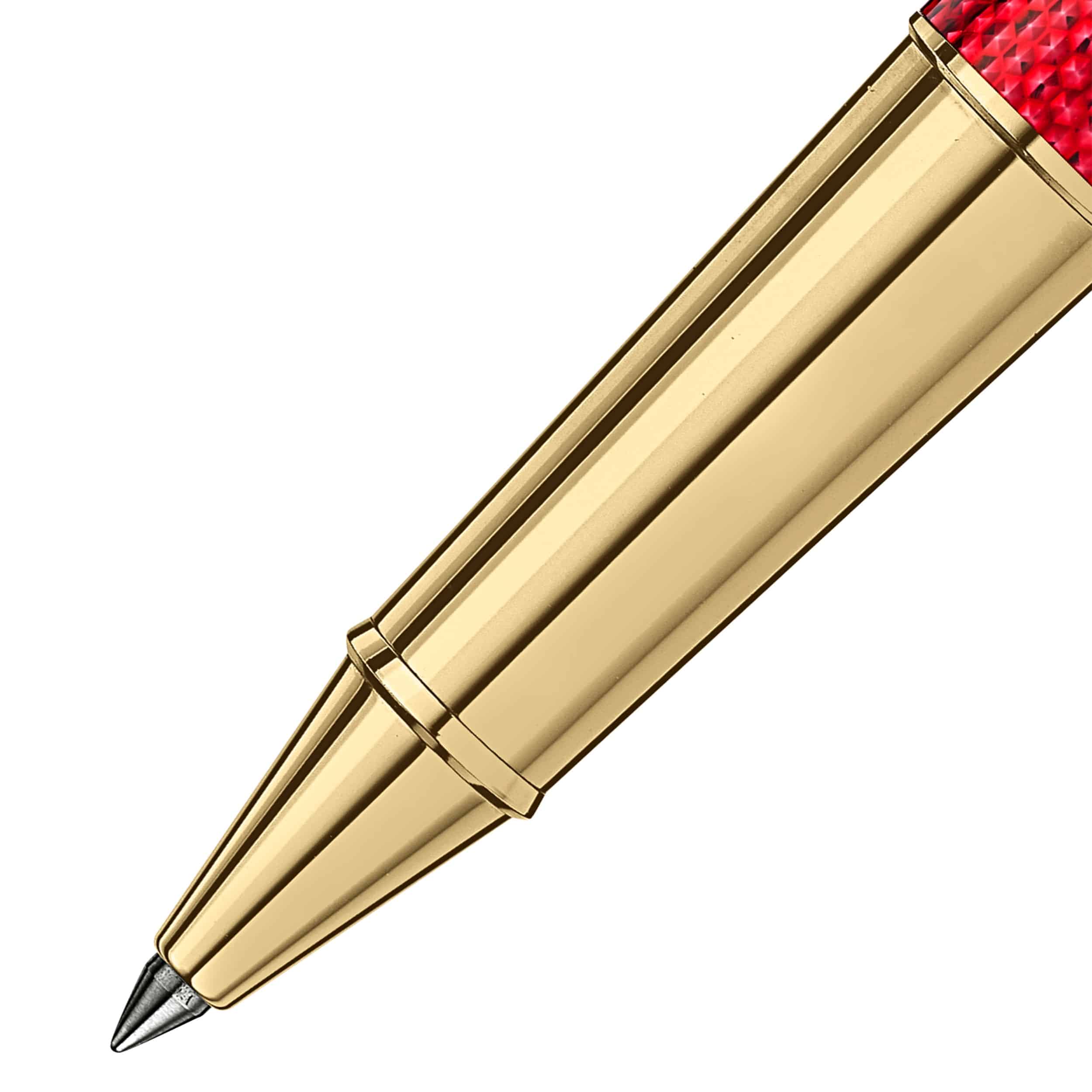 MeisterstuckSolitaireDoueRedHourClassiqueRollerball3 Watches World