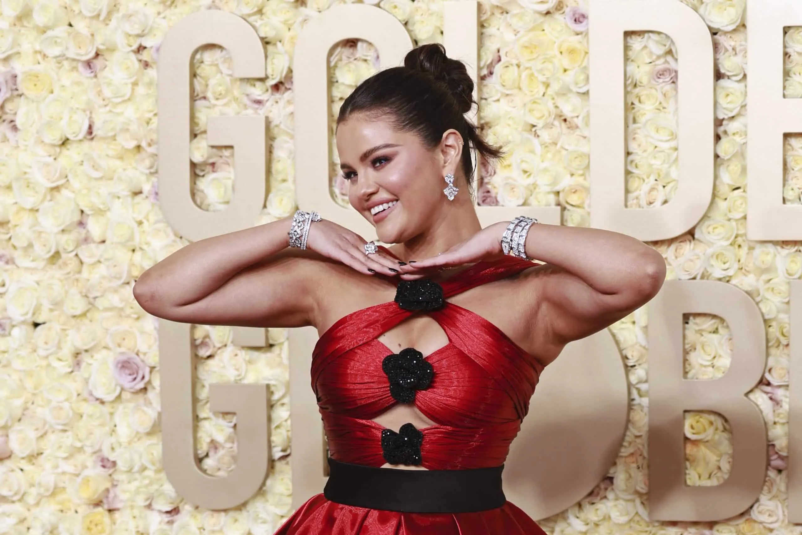 Selena Gomez en Golden Globes 2024